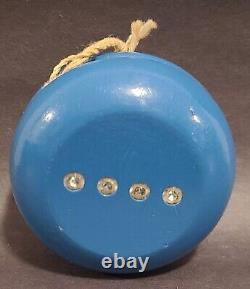 VINTAGE SUPER RARE 1950's FLORES Original Tournament Jeweled Wood Yo-Yo