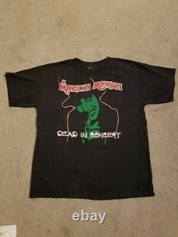 VINTAGE SUPER RARE Marilyn Manson Early Concert Shirt. XL by size (no tags)