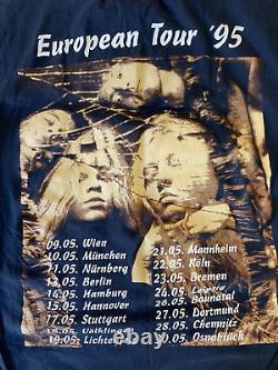 VTG 1995 European Tour NEVERMORE Concert T-Shirt MURINA L USA Super Rare CLEAN