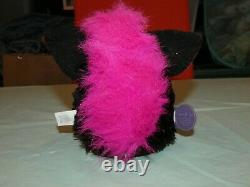 VTG 1999 ORGINAL Tiger FURBY BABIES Black and Pink 70-800 WORKS! SUPER RARE