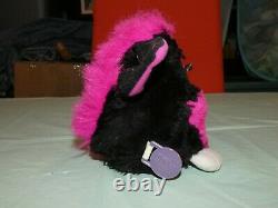 VTG 1999 ORGINAL Tiger FURBY BABIES Black and Pink 70-800 WORKS! SUPER RARE