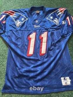 VTG Super Rare 90s Authentic Drew Bledsoe New England Patriots Jersey Size XL