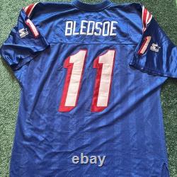 VTG Super Rare 90s Authentic Drew Bledsoe New England Patriots Jersey Size XL