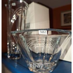 Vase & Bowl SUPER RARE VINTAGE, Magnificent lead Crystal set