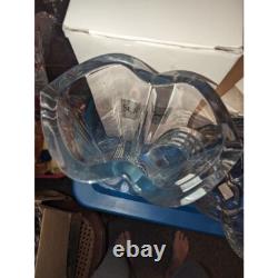 Vase & Bowl SUPER RARE VINTAGE, Magnificent lead Crystal set