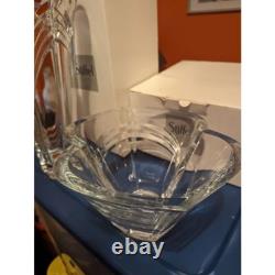Vase & Bowl SUPER RARE VINTAGE, Magnificent lead Crystal set