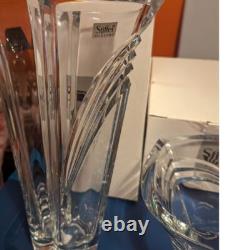 Vase & Bowl SUPER RARE VINTAGE, Magnificent lead Crystal set