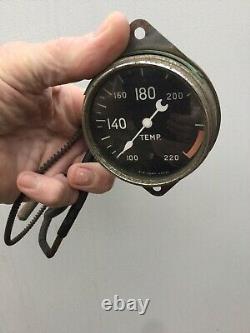 Very Rare Vintage Dash Stewart Warner 2 5/8 1933 Auburn Temp Oil Gauge Scta Trog