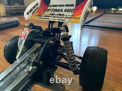 Vintage 1/10 Kyosho Optima MID Lwb 4wd Rc Buggy Super Rare Tamiya Yokomo