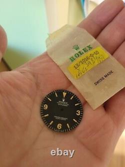 Vintage 100% original Rolex Explorer 1016 dial. Tritium Matte, super rare beauty