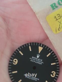 Vintage 100% original Rolex Explorer 1016 dial. Tritium Matte, super rare beauty