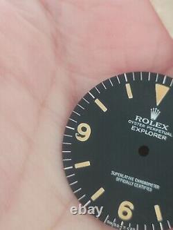 Vintage 100% original Rolex Explorer 1016 dial. Tritium Matte, super rare beauty