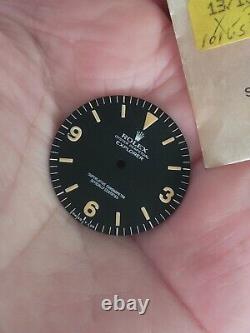 Vintage 100% original Rolex Explorer 1016 dial. Tritium Matte, super rare beauty