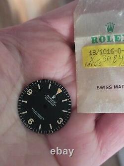 Vintage 100% original Rolex Explorer 1016 dial. Tritium Matte, super rare beauty