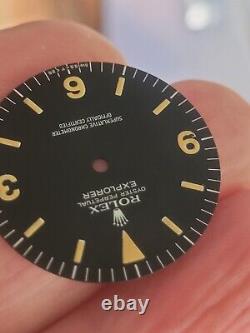 Vintage 100% original Rolex Explorer 1016 dial. Tritium Matte, super rare beauty