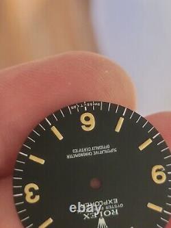 Vintage 100% original Rolex Explorer 1016 dial. Tritium Matte, super rare beauty