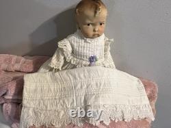 Vintage 1930's Super rare composition, Effanbee Grumpy doll 12 Original Finish