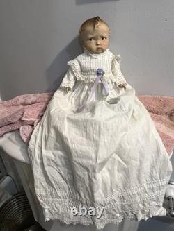 Vintage 1930's Super rare composition, Effanbee Grumpy doll 12 Original Finish