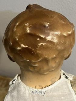 Vintage 1930's Super rare composition, Effanbee Grumpy doll 12 Original Finish
