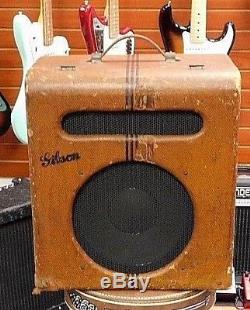 Vintage 1937 Gibson EH-195 Tweed 1x12 Combo Amp! 18 Watts! SUPER RARE