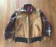 Vintage 1940s Sears Hercules Horsehide Leather Wool Two Tone Jacket Super RARE