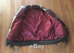 Vintage 1940s Sears Hercules Horsehide Leather Wool Two Tone Jacket Super RARE