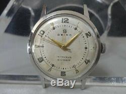 Vintage 1950's SEIKO mechanical watch SUPER 15J Rare Even Number dial