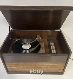 Vintage 1960's Super Rare Working Delmonico 758 Floor Record Player Turntable