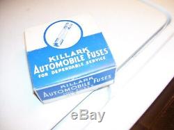 Vintage 1960's nos display case Auto glass Fuses service auto gm street rat rod