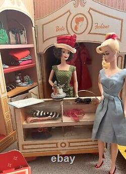 Vintage 1962 Barbie Fashion Studio Playset Cardboard Clothing Store SUPER RARE