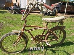 Vintage 1967 Sears Spyder Super 44 Rare Drive Bicycle Bike Rat Rod #507-477890