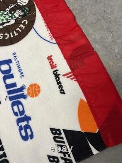 Vintage 1970's NBA BLANKET super rare 100x75