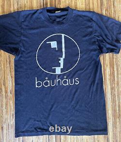 Vintage 1980's Bauhaus T-shirt Single Stitch Super Thin Rare Amazing Find