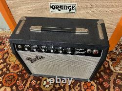 Vintage 1982 Fender Super Champ Blackface Rivera Valve Amplifier Combo Mint Rare