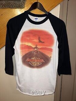 Vintage 1983 Harley Davidson Raglan Ringer T Shirt Made In USA Super Rare