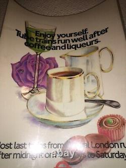 Vintage (1983) London Explorer Original'tube' Advertising Posters Rare Super