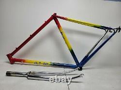 Vintage 1985 Olmo Nuevo Super Sprint Road Bike Frameset, Columbus Aelle, RARE