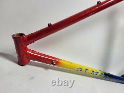 Vintage 1985 Olmo Nuevo Super Sprint Road Bike Frameset, Columbus Aelle, RARE