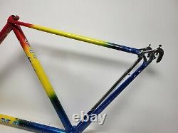 Vintage 1985 Olmo Nuevo Super Sprint Road Bike Frameset, Columbus Aelle, RARE