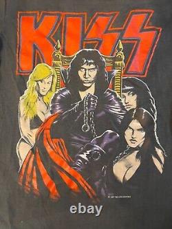 Vintage 1987 Kiss It's A Dirty Job But Someone Has To Do It Shirt super rare Med