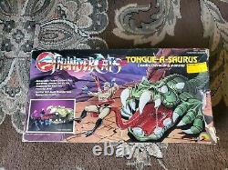 Vintage 1987 LJN Thundercats Tongue-A-Saurus SUPER RARE! With Box! HOLY GRAIL