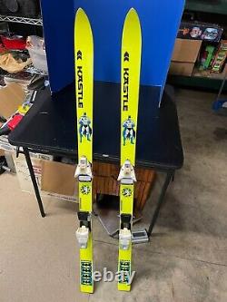 Vintage 1989 Kastle Batman DC Comics Skis Salomon 447 Bindings Super Rare 55