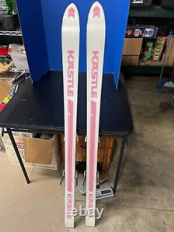 Vintage 1989 Kastle Batman DC Comics Skis Salomon 447 Bindings Super Rare 55