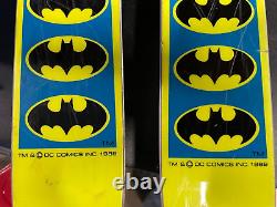 Vintage 1989 Kastle Batman DC Comics Skis Salomon 447 Bindings Super Rare 55