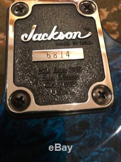 Vintage 1989 USA Jackson 25th Anniversary Edition Super Strat RARE 25/46 withOHSC