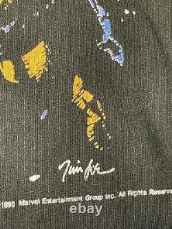Vintage 1990 Marvel Wolverine T Shirt Single Stitch XL MINT + SUPER RARE