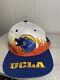 Vintage 1990 UCLA Bruins Sports Flame Snapback Hat NCAA COLLEGE Super Rare