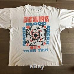 Vintage 1991 Red Hot Chili Peppers With Nirvana Tshirt Super Rare