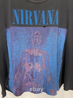 Vintage 1992 90s Nirvana Sliver Band T-shirt Men's Size X-Large Super Rare Top