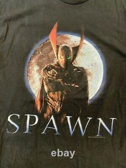 Vintage 1997 Spawn Movie Promo Adult Shirt! Size L! Super Rare! U. S. Seller